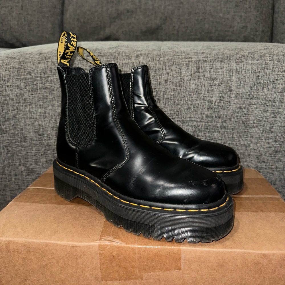 Dr Martens Chelsea Platform Boots